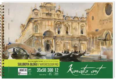 KESKİN RESİM KAĞIDI KARATİS ART 35x50 300 GR 50 Lİ 489002