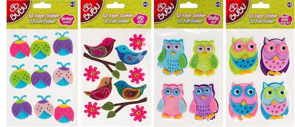BU-BU STICKER KEÇE 3D CRN-BUBU-STS008