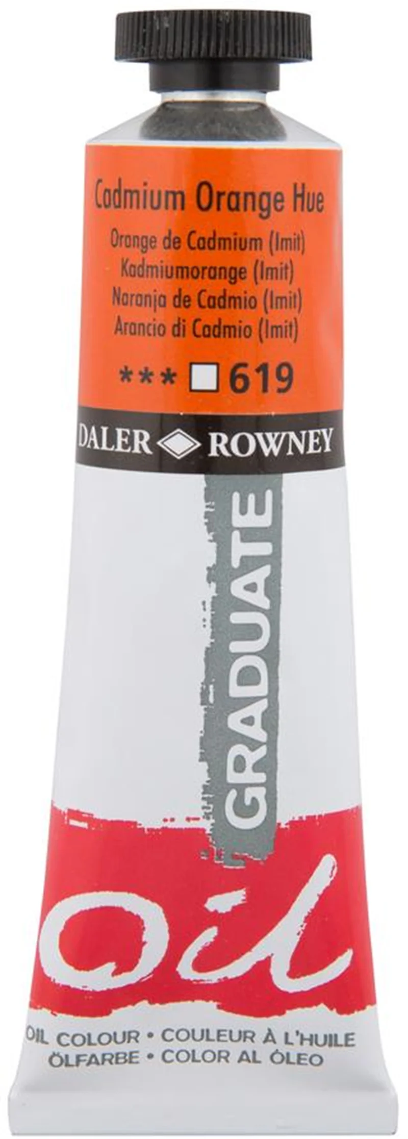DALER ROWNEY YAĞLI BOYA GRADUATE GRAD SERİSİ 38 ML CAD ORANGE HUE 117038619