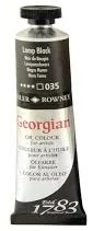 DALER ROWNEY YAĞLI BOYA GEORGIAN GOC SERİSİ 38 ML LAMP BLACK 111014035