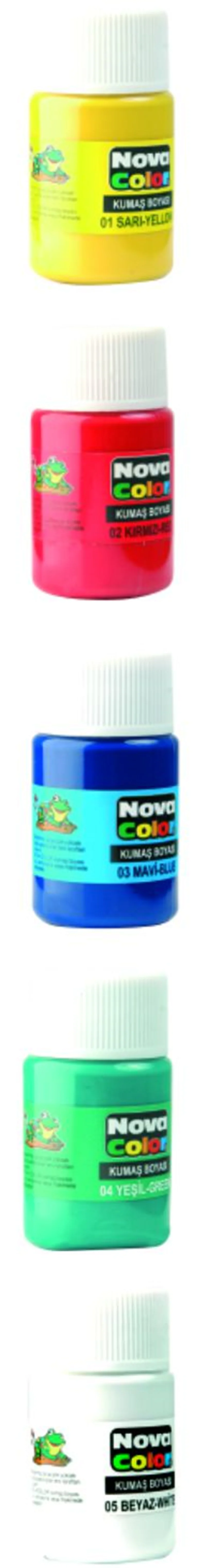 NOVA COLOR KUMAŞ BOYASI ŞİŞE 35 CC SARI NC-159
