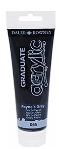 DALER ROWNEY AKRİLİK BOYA GRADUATE SERİSİ 120 ML PAYNES GREY 123120065