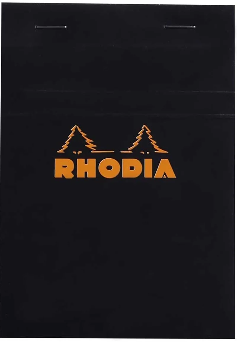 RHODIA BLOKNOT BASIC DİKİŞLİ A6 80 GR 80 YP KARELİ SİYAH RB132009