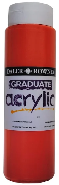 DALER ROWNEY AKRİLİK BOYA GRADUATE SERİSİ 500 ML CADMIUM 123500619