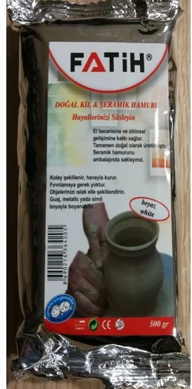 FATİH SERAMİK HAMURU 500 GR BEYAZ 36420
