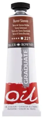 DALER ROWNEY YAĞLI BOYA GRADUATE GRAD SERİSİ 38 ML BURNT SIENNA 117038221