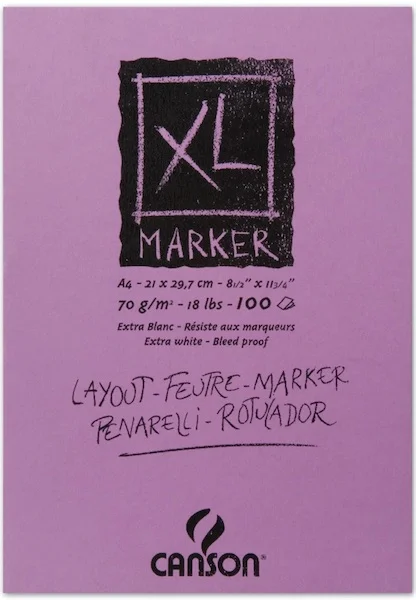 CANSON MARKER BLOĞU XL A4 70 GR 100 SF 200297236