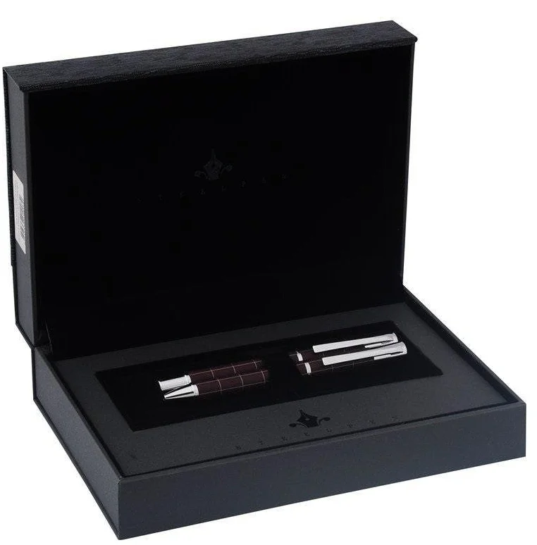 STEELPEN DOLMA KALEM+TÜKENMEZ KALEM SET VENÜS SERİSİ KAHVE 1713