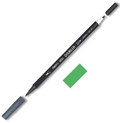 MARVY FIRÇA KALEM BRUSH PEN ÇİFT UÇLU 1800-048 LEAF GREEN
