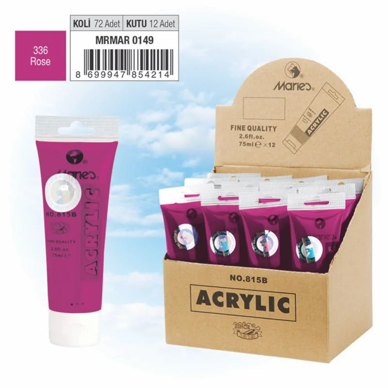 MARIES AKRİLİK BOYA 75 ML 815-366 ROSE