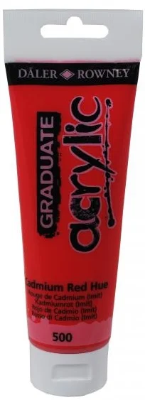 DALER ROWNEY AKRİLİK BOYA GRADUATE SERİSİ 120 ML CADMIU RED HUE 123120500