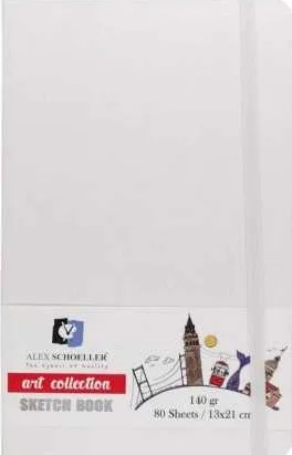 ALEX SKETCH DEFTERİ 13x21 ART COLLECTION 140 GR BEYAZ 80 YP ALX-9024