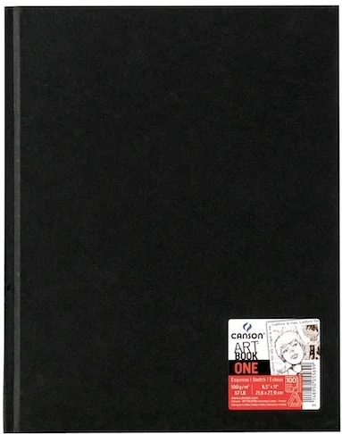 CANSON ÇİZİM BLOĞU ONE ARTBOOK SERT KAPAK SPİRALLİ 21.6x27.9 100 GR 80 SF 400039212