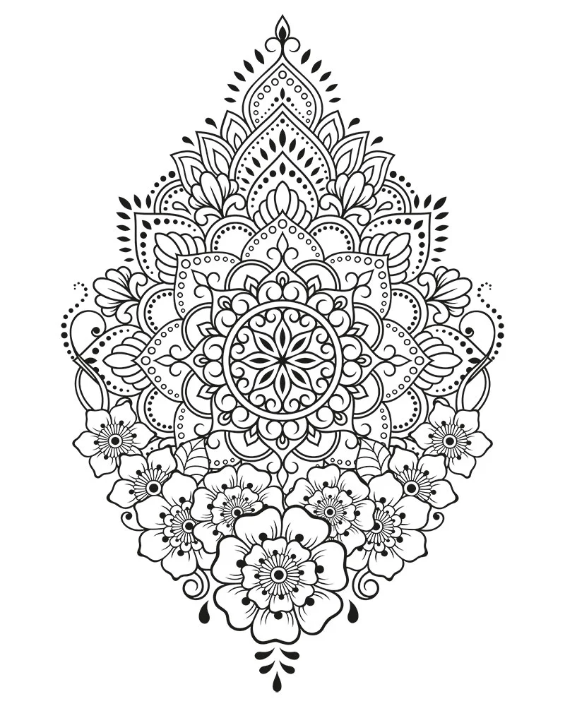 ARTDECO TUVAL DESENLİ 40x50 CM OTANTİK KINA 2 Y-100-P40.06