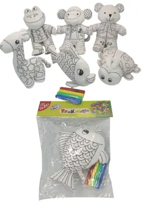 BU-BU KUMAŞ BOYAMA PUFİDİK DOSTLAR PD0001