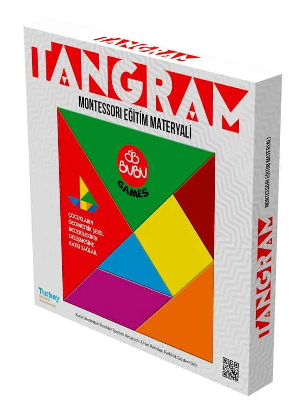 BU-BU GAMES RENKLİ TANGRAM 17x17 BUBU-GM0015