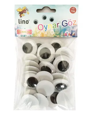 LİNO OYNAR GÖZ 28 MM 30 LU RBZ-028