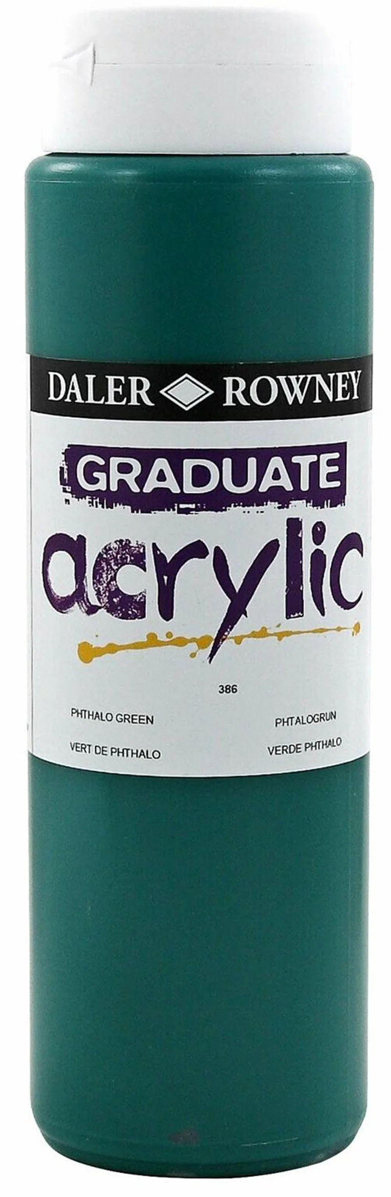 DALER ROWNEY AKRİLİK BOYA GRADUATE SERİSİ 500 ML PHTHALO GREEN 123500386