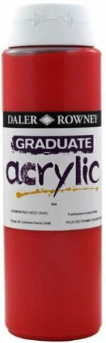 DALER ROWNEY AKRİLİK BOYA GRADUATE SERİSİ 500 ML CAD RED DEEP HUE 123500504