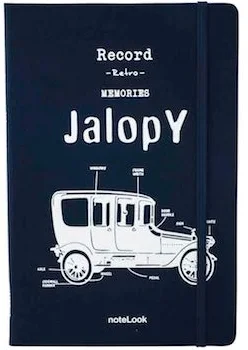SCRIKSS NOTELOOK DEFTER TEKSTİL KAPAK JALOPY BEYAZ A6 ÇİZGİLİ