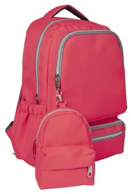 B&amp;D SIRT ÇANTASI KANGROO PEMBE BD-CN0167