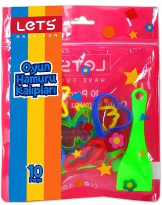 LETS OYUN HAMURU KALIBI 10 PARÇA L8416