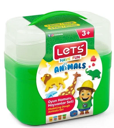 LETS OYUN HAMURU SET HAYVANLAR SETİ L8498