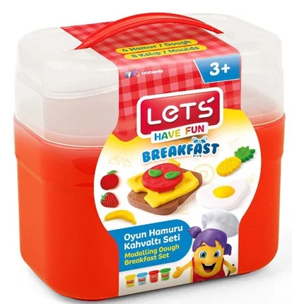 LETS OYUN HAMURU SET KAHVALTI SETİ L8496