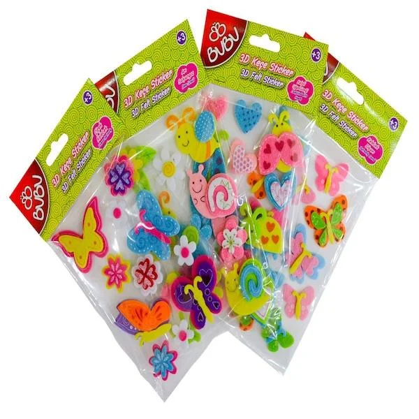 BU-BU STICKER KEÇE 3D CRN-BUBU-STS009