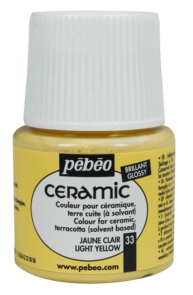 PEBEO SERAMİK BOYASI 45 ML 025*33 LIGHT YELLOW