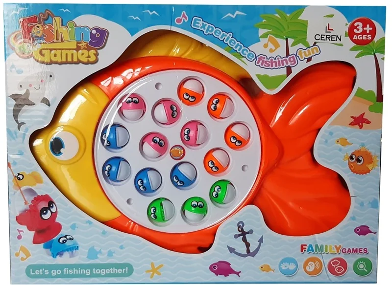 CANTOYS KUTULU PİLLİ BALIK TUTMA OYUNU CTOY-1688-20B