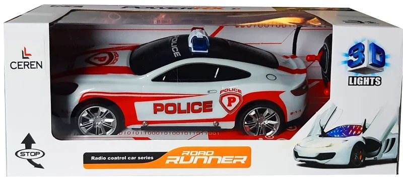 CANTOYS UZAKTAN KUMADALI POLİS ARABASI 1:18 (2 ASORTİ) CTOY-3700-70G