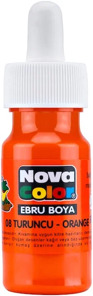 NOVA COLOR EBRU BOYA ŞİŞE 30 CC TURUNCU NC-247