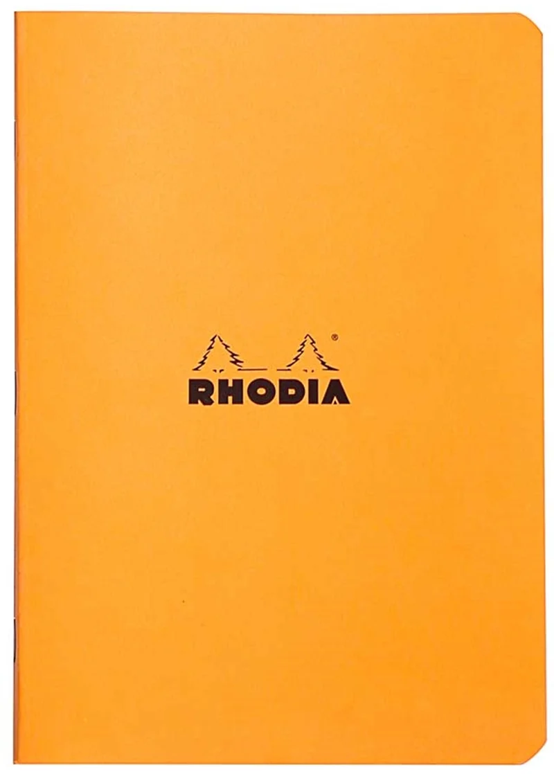 RHODIA DEFTER BASIC DİKİŞLİ A5 80 GR 48 YP KARELİ TURUNCU RD119184