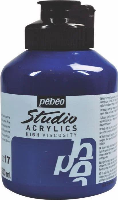 PEBEO AKRİLİK BOYA STUDIO 500 ML 171*17 PHTHOCYANINE BLUE