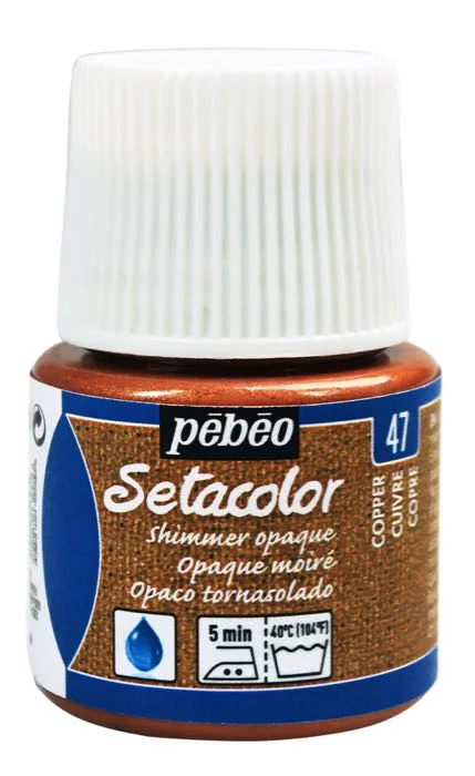 PEBEO KUMAŞ BOYASI SETACOLOR OPAQUE 45 ML 295*47 YD CUIVRE CLAIR MOIRE