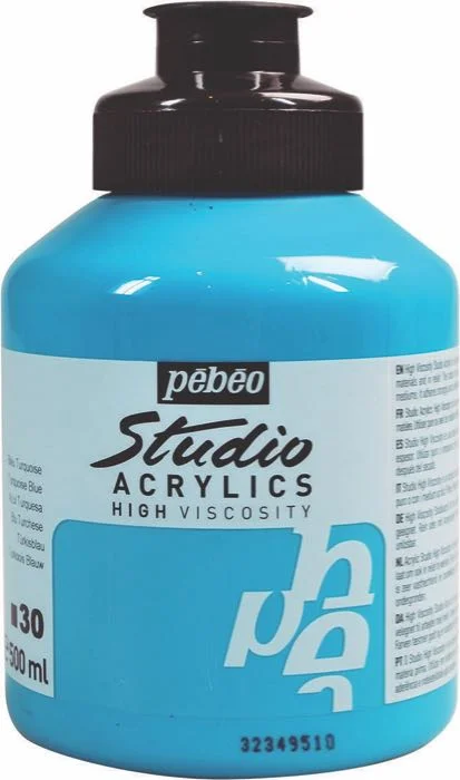PEBEO AKRİLİK BOYA STUDIO 500 ML 171*30 TURQUOISE BLUE