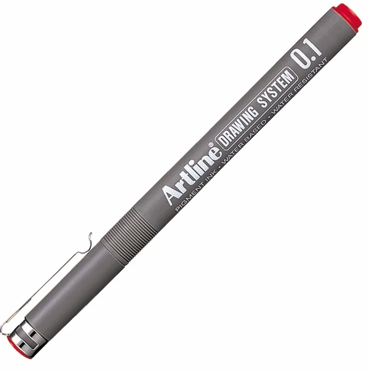 ARTLINE ÇİZİM KALEMİ DRAWING SYSTEM 231 0.1 KIRMIZI A-EK-231 RED