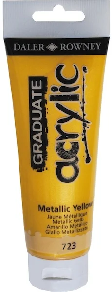 DALER ROWNEY AKRİLİK BOYA GRADUATE SERİSİ 120 ML METALIC YELLOW 123120723