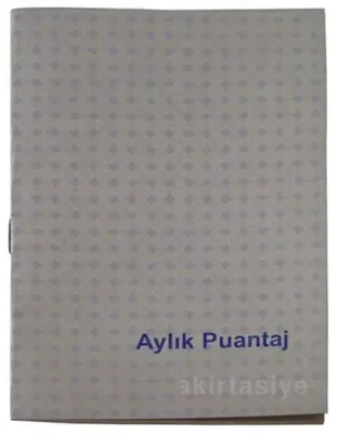 DİLMAN AYLIK BÜYÜK PUANTAJ DEFTERİ