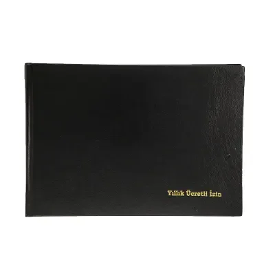 DİLMAN YILLIK İZİN DEFTERİ 96 YP. 20x28 CİLTLİ