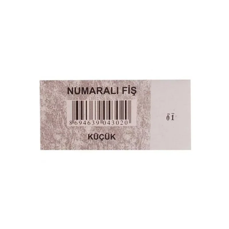 DİLMAN NUMARALI FİŞ KÜÇÜK