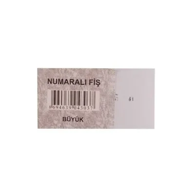 DİLMAN NUMARALI FİŞ BÜYÜK