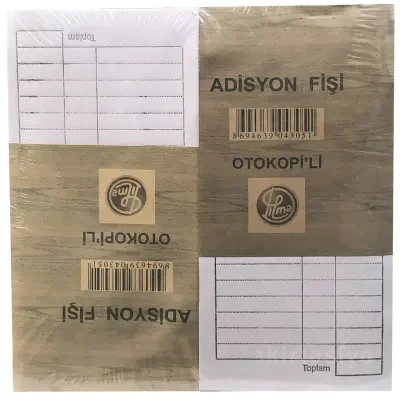 DİLMAN ADİSYON FİŞİ OTOKOPİLİ ADET