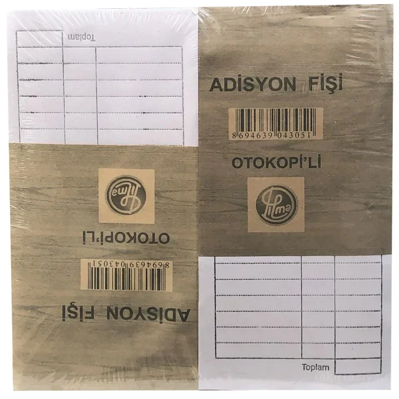 DİLMAN ADİSYON FİŞİ OTOKOPİLİ 2 NÜSHA