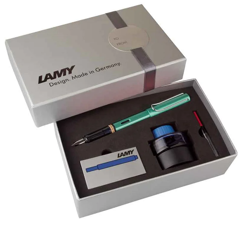 LAMY DOLMA KALEM SETİ AL-STAR YEŞİL M UÇ 32DS-M