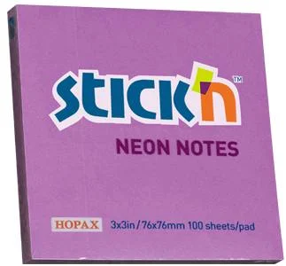 GIPTA STICKN 76x76 NEON MOR 100 YP. 2121000