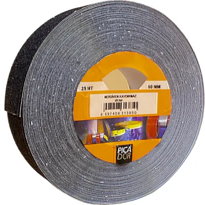 PICADOR MERDİVEN KAYDIRMAZ BANT 50MMX25MT SİYAH KJ005