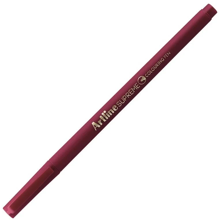ARTLINE KEÇELİ KALEM SUPREME COLORING 210 0.6 KOYU KIRMIZI A-EPFS-210 D.RE