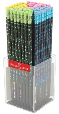 FABER KURŞUN KALEM SİLGİLİ PARTY DESEN 119200-116873